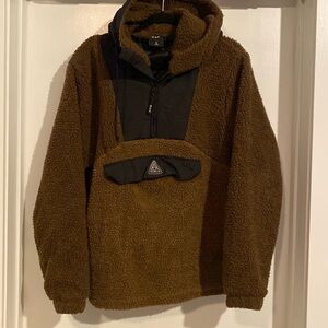 Huf teddy anorak jacket men’s small